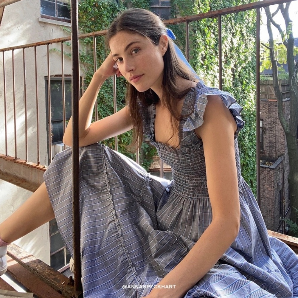 Ellie nap dress- tai check - Picture 3 of 6